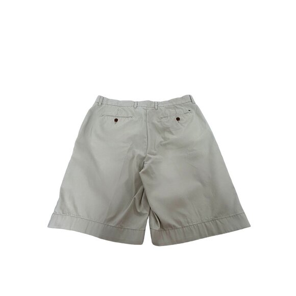 Tommy Hilfiger Men’s Shorts 36 Khaki Beige Golf Casual Zip Button Logo Chino - Picture 2 of 11